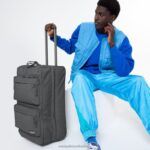 Double Tranverz M Black Denim Eastpak 4N244220Luggage