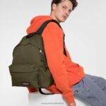 Padded Pak'r Army Olive Eastpak 4N24497Backpacks - Image 8