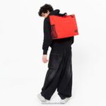 Telfar Shopper L Red Eastpak 4N244281Shoulder Bags - Image 3